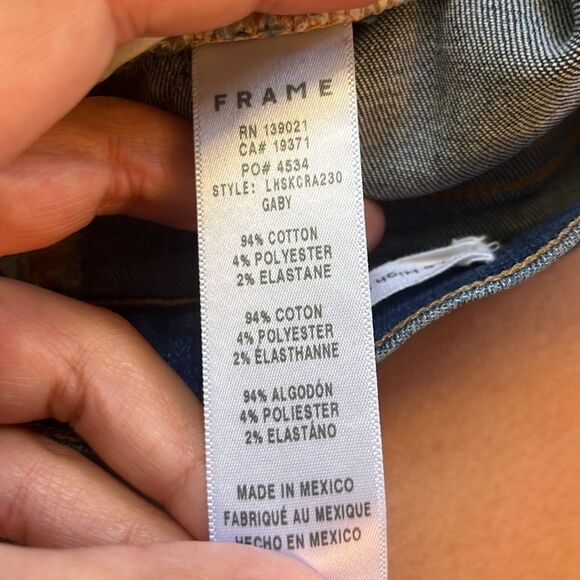 Frame Le High Skinny Crop Jean - Picture 7 of 8